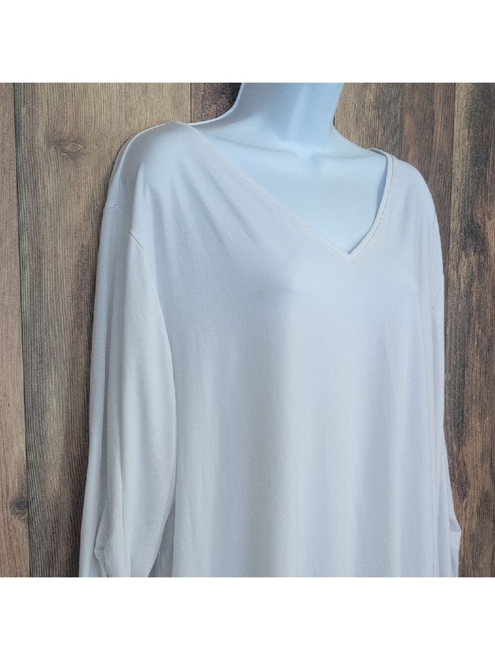 Catherines V-Neck Tunic Top 2X 22/24W A814 - Picture 2 of 8